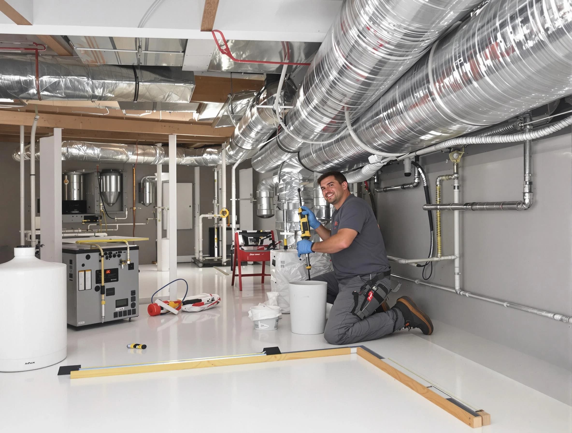 Professional duct sealing service by Pleasant Grove Air Duct Cleaning in Pleasant Grove