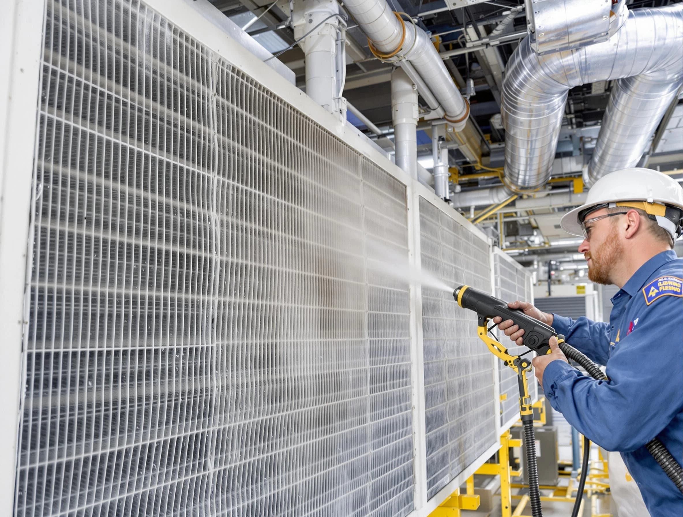 Professional commercial coil cleaning by Pleasant Grove Air Duct Cleaning in Pleasant Grove